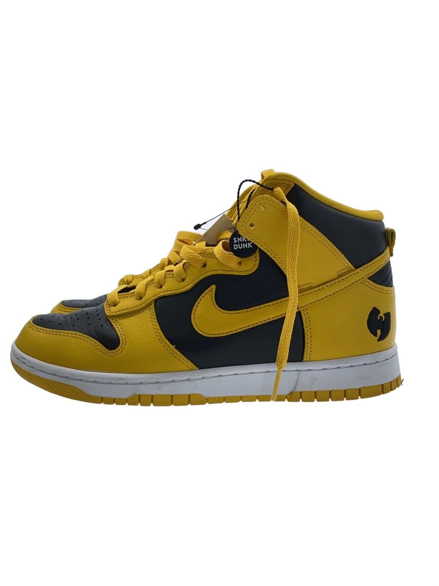 【中古】NIKE◆DUNK HIGH RETRO PRM_ダンク ご機嫌 レトロ 割り増し金/27珊/YLW【シューズ】