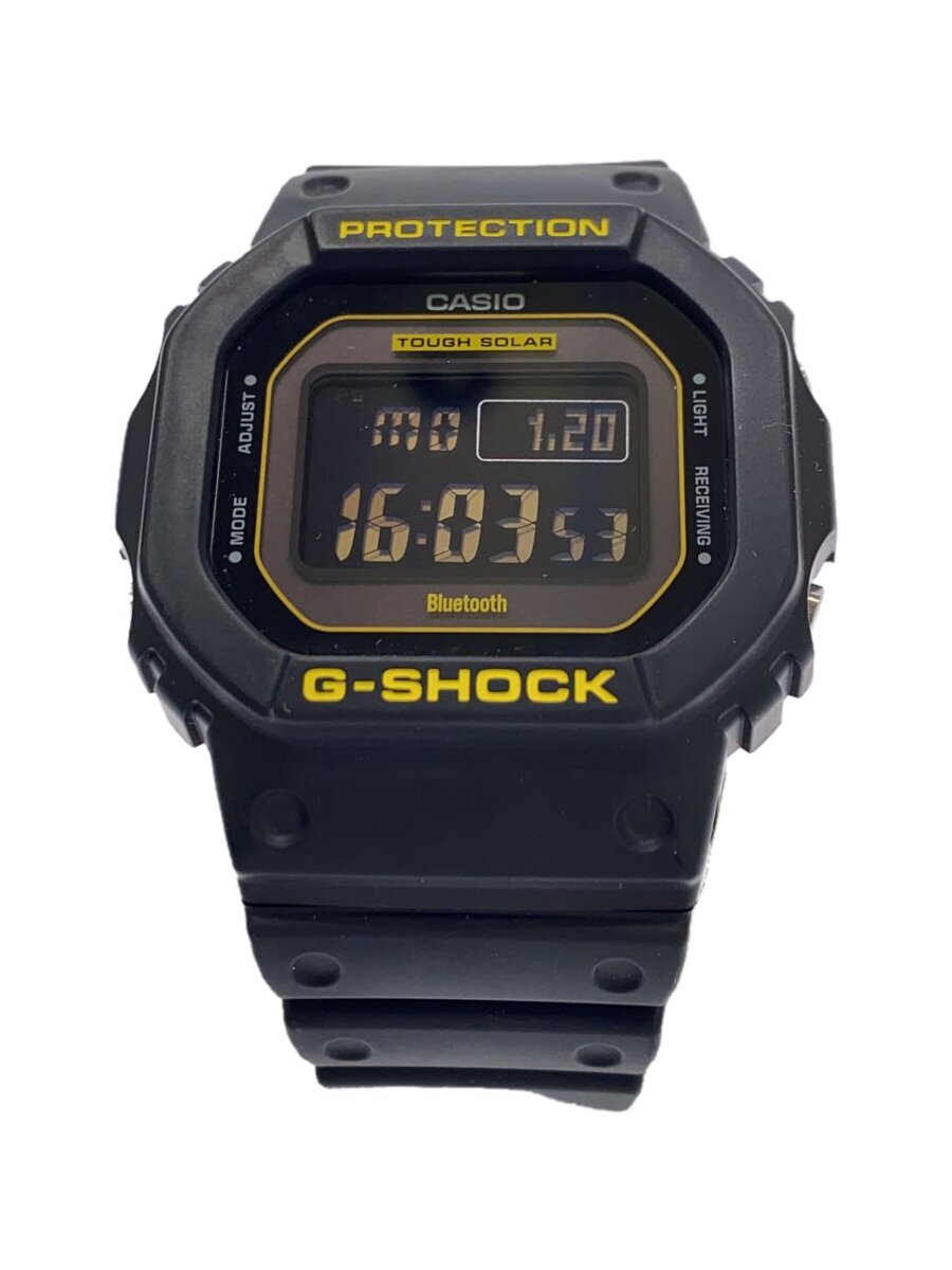 【中古】CASIO◆ソーラーウオッチ_G-SHOCK/デジタル/--/BLK/BLK【服飾雑貨他】