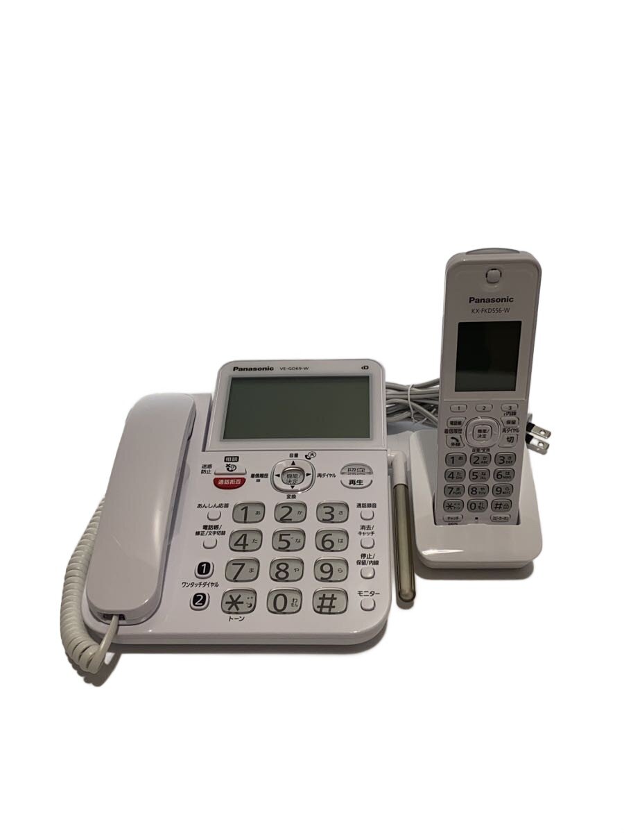 【中古】Panasonic◆電話機 VE-GD69DL-W【家電・ビジュアル・オーディオ】