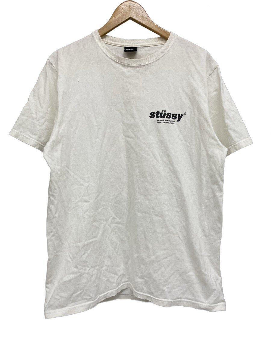 【中古】STUSSY◆プルオーバー/M/--/WHT【メンズウェア】