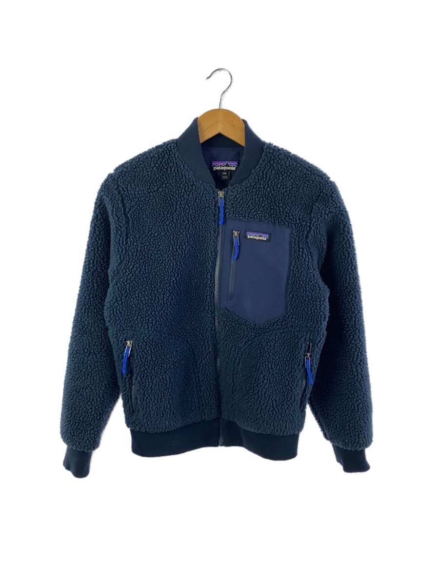 【中古】patagonia◆フリースジャケット/XXS/ポリエステル/NVY/無地/STY22830FA19【レディース御召しもの】