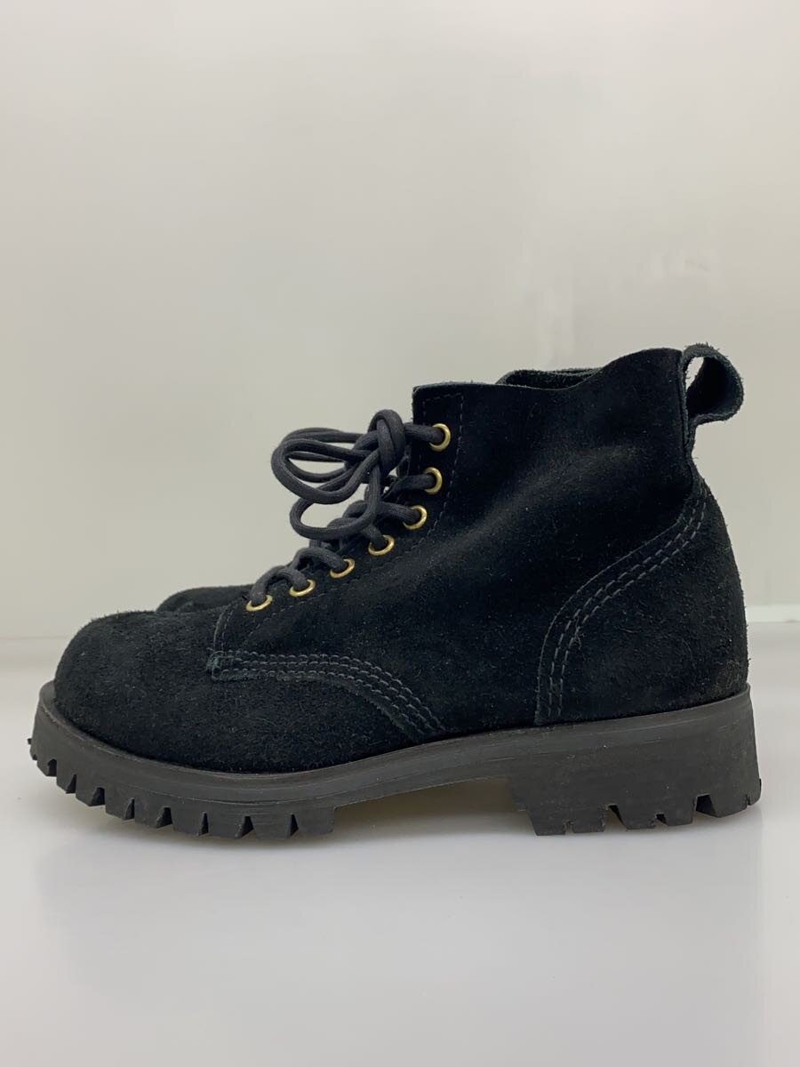 【中古】A LENNON PRODUCT/レースアップブーツ/UK4/BLK/スウェード【シューズ】
