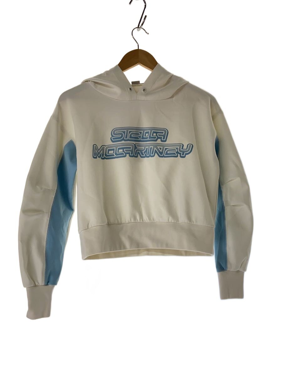 【中古】STELLAMcCARTNEY◆パーカー/36/綿織物/WHT【レディース御召しもの】