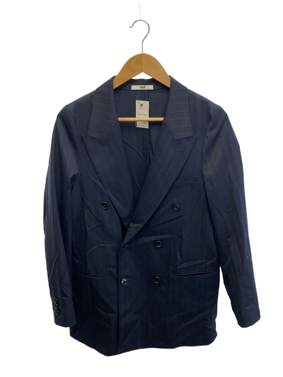 【中古】Spick&Span◆テーラードジャケット/36/ウール/NVY/ストライプ/25010210000330【レディースウェア】｜2ｎｄ STREET 店