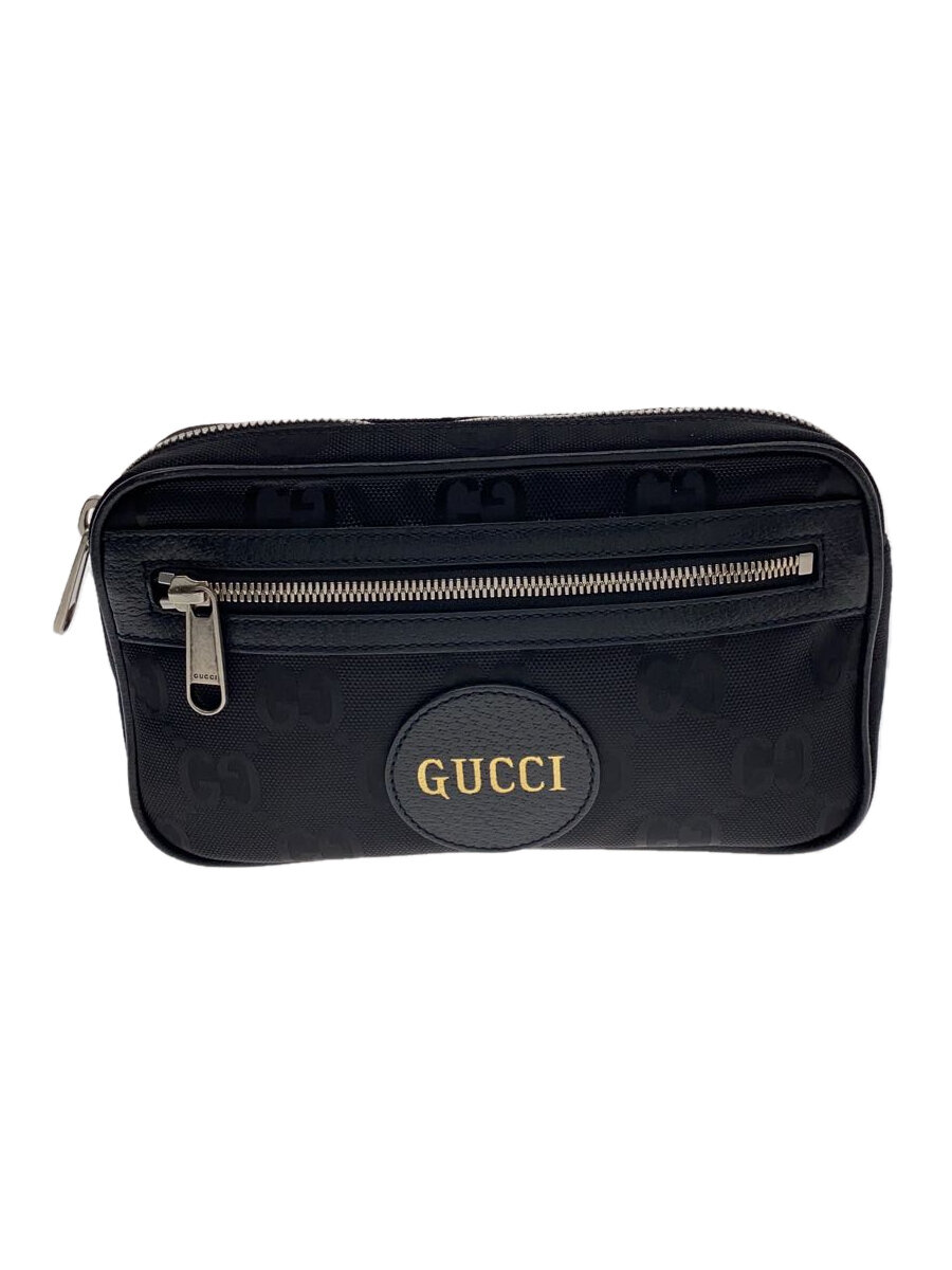 【中古】GUCCI◆胴締め御徒面子/酉の方角御徒面子/黒いこと/総柄/631341/グッチ//【御徒面子】