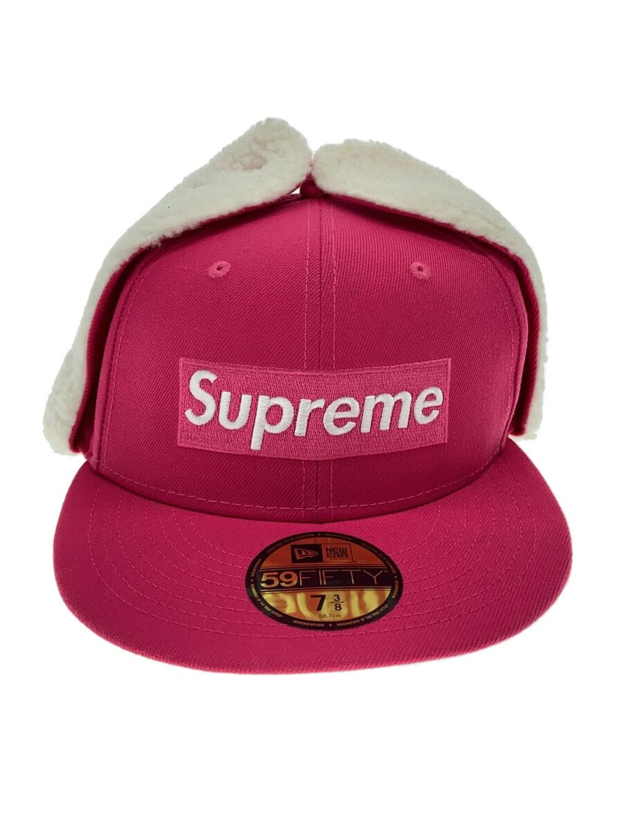【中古】Supreme◆鳥打ち帽/7 3/8/ポリエステル/BLK/無地/メンズ【服飾雑貨他】