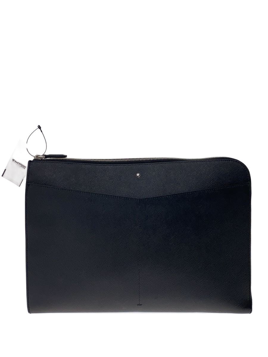 【中古】MONTBLANC◆二番目御徒面子/フェイクレザー/BLK/無地/DG121【御徒面子】