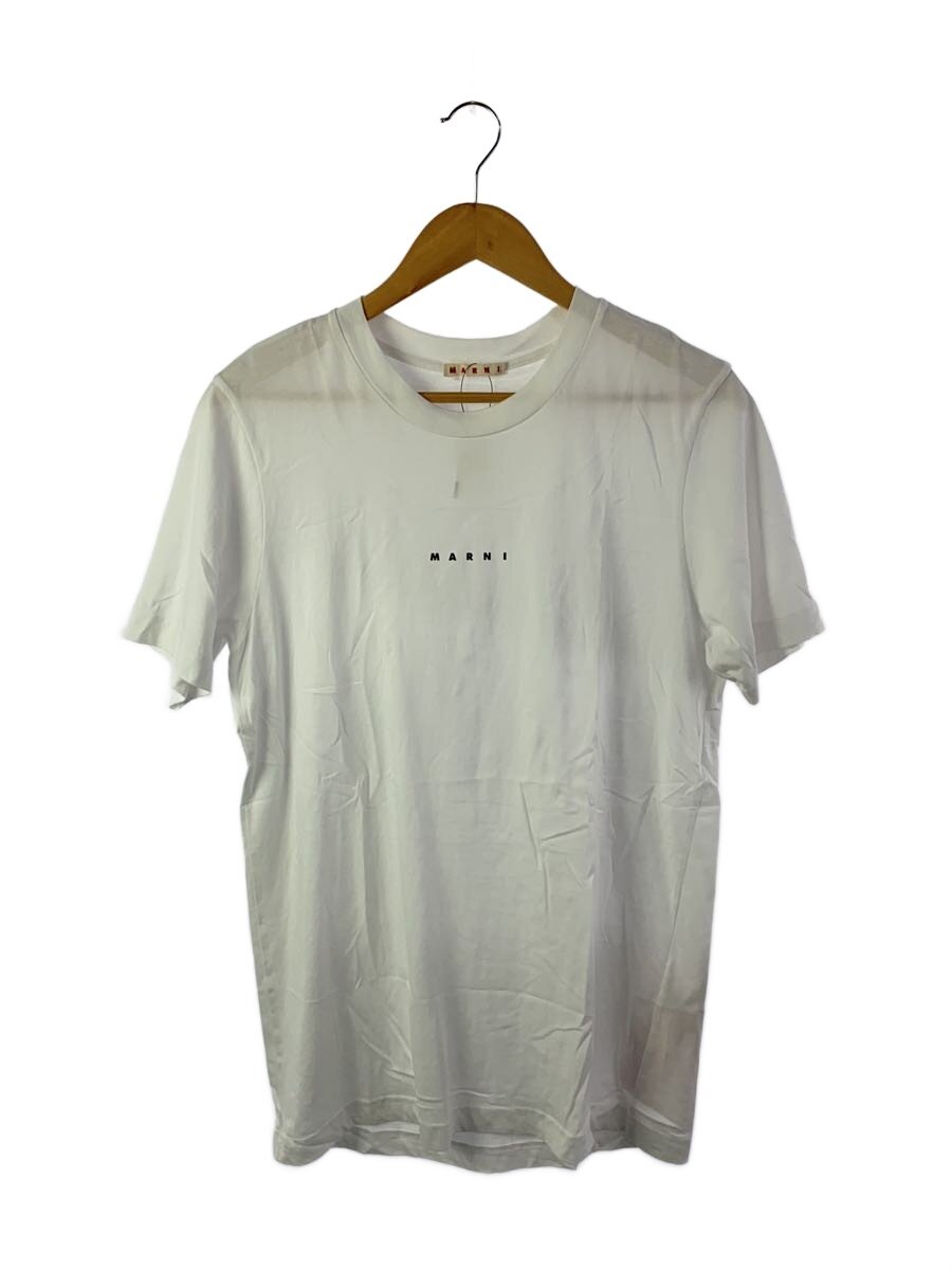【中古】MARNI◆ロゴタイプ/プルオーバー/48/綿織物/WHT/HUMU0198PD//【メンズウェア】