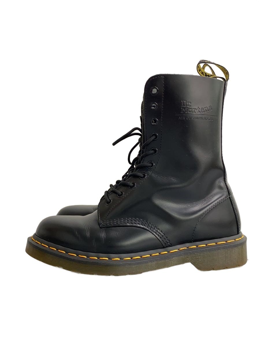 【中古】Dr.Martens◆ブーツ/UK8/BLK/なめし革//【シューズ】