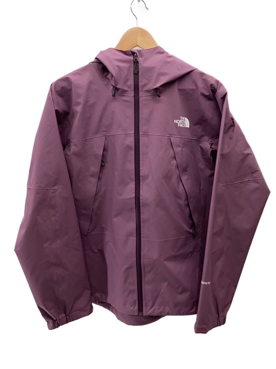 【中古】THE NORTH FACE◆CLIMB LIGHT JACKET_クライムライトジャケット/XL/ゴアテックス/パープル/無地【レディース御召しもの】