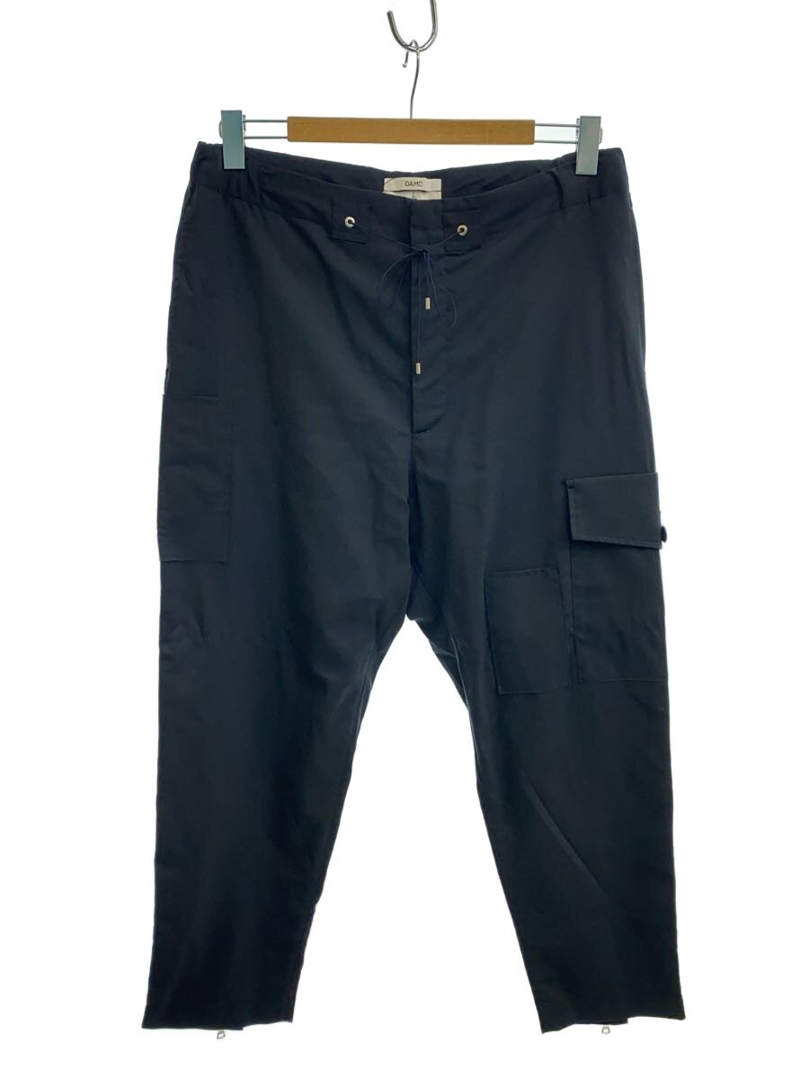 【中古】OAMC(OVER ALL MASTER CLOTH)◆Cropped Utility Pants/下つ方/32/毛糸/NVY/I023525【メンズウェア】