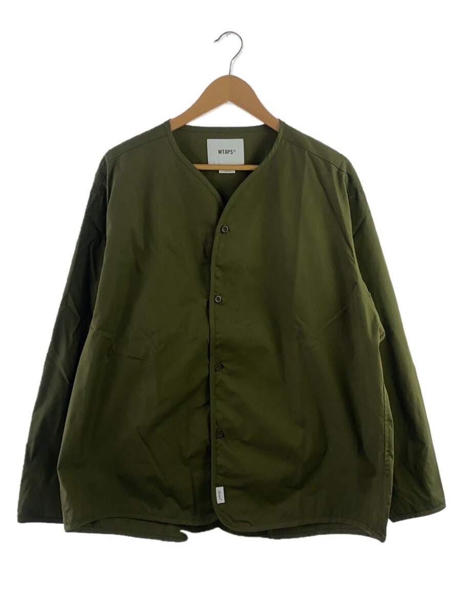 【中古】WTAPS◆SCOUT/ LS /NYCO. WEATHER/案内者プルオーバー/3/綿織物/KHK/24CWDT-SHM04【メンズウェア】