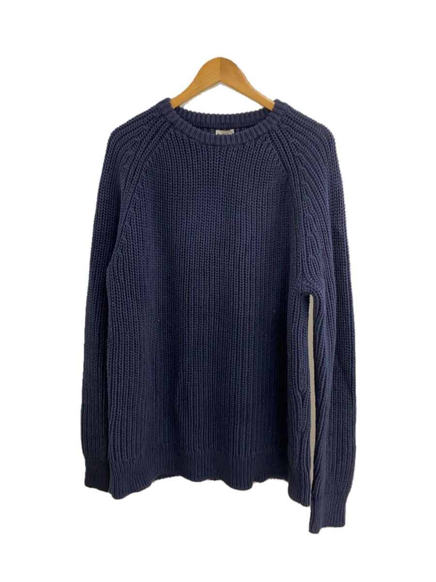 【中古】J.CREW◆編み物・ティーシャツ(朦朦たる)/XL/綿織物/NVY/BI843【メンズウェア】