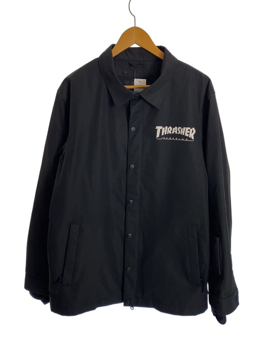 【中古】THRASHER◆ウェアー/M/BLK【スポーツ】