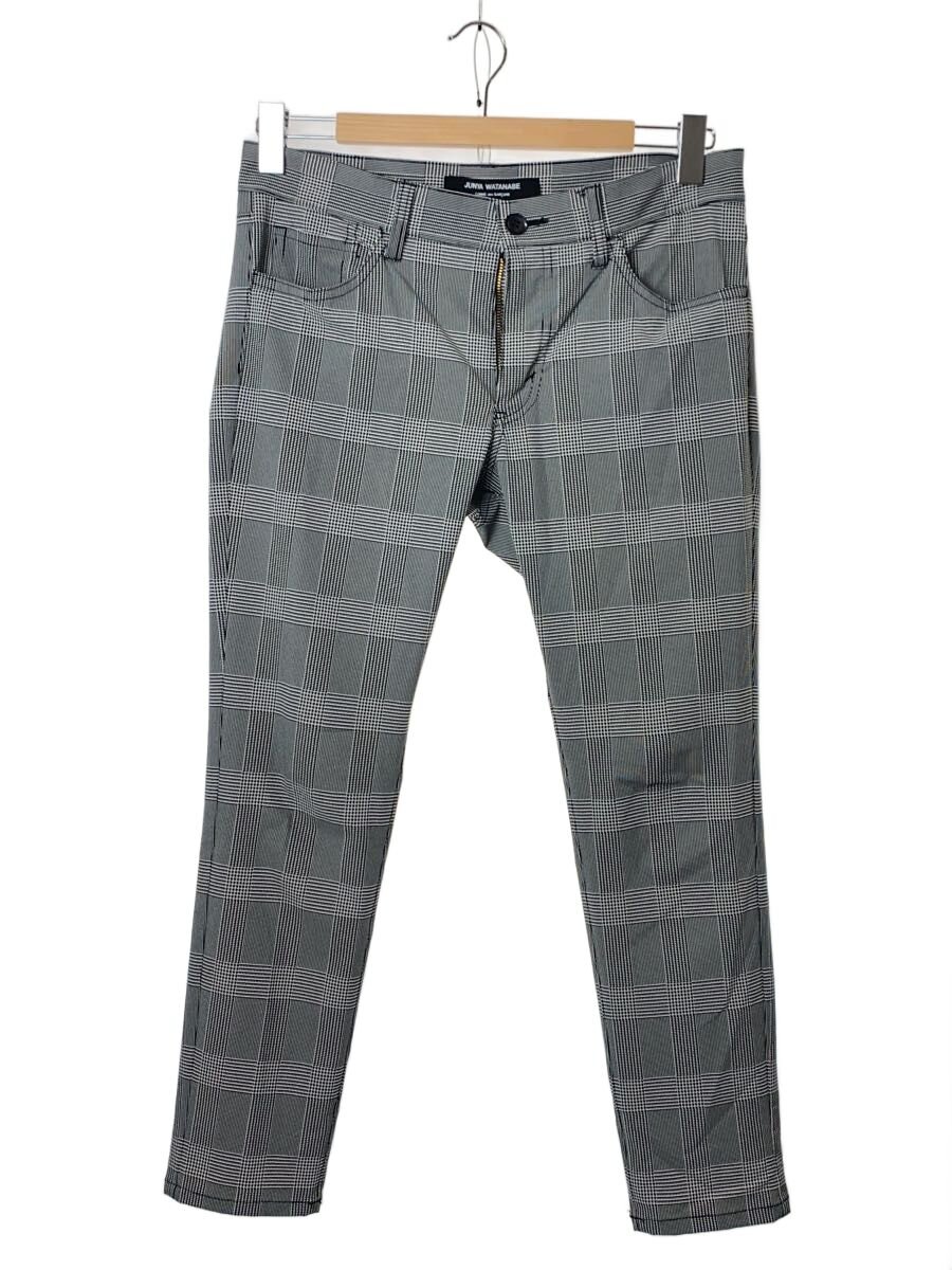 【中古】JUNYA WATANABE COMME des GARCONS◆ボトム/M/ポリエステル/GRY/チェック/je-p010【レディースウェア】｜2ｎｄ STREET 店