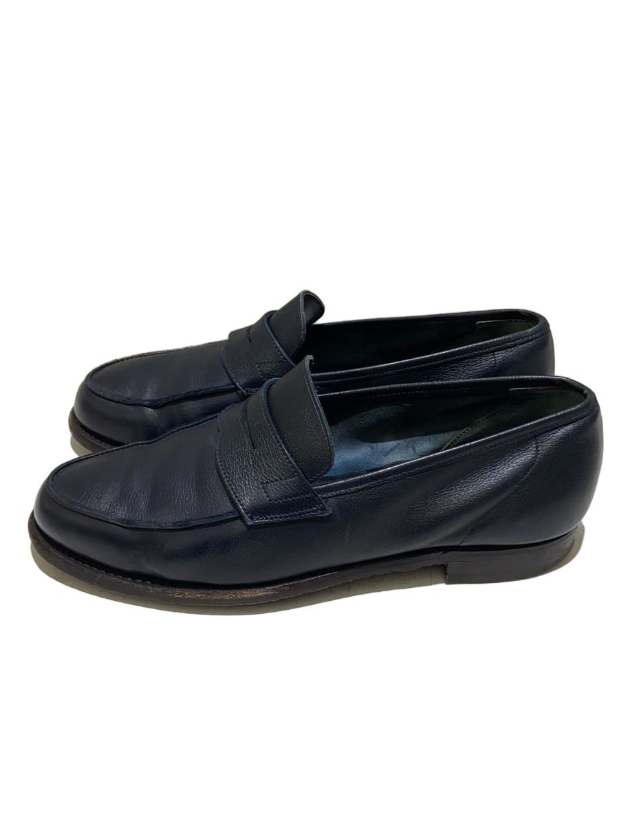【中古】CROCKETT&JONES◆richmond/ソール剥がれ・キズ・色褪せ有ローファー/6/NVY/レザー/6018-5035-76【シューズ】|2nd STREET 店