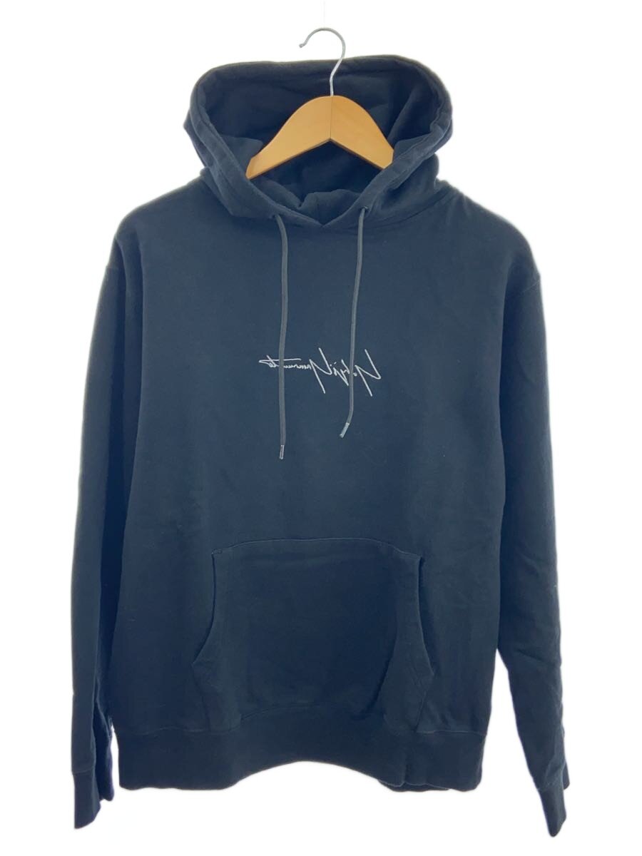 【中古】yohji yamamoto POUR HOMME◆パーカー/L/綿織物/BLK/HK-T16-075【メンズウェア】