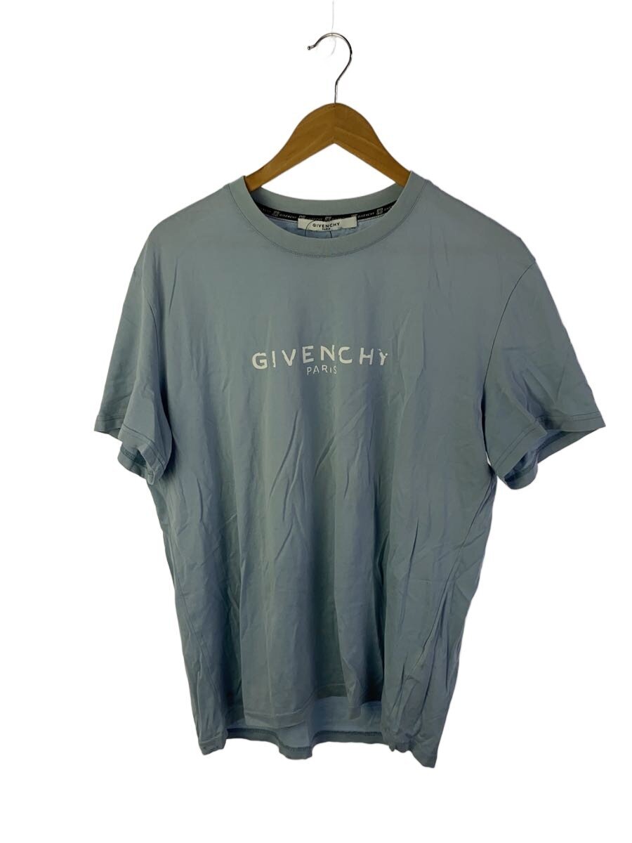 【中古】GIVENCHY◆労働者の一団のど首ティーシャツ/XL/綿織物/BLU/BM70K93002//【メンズウェア】