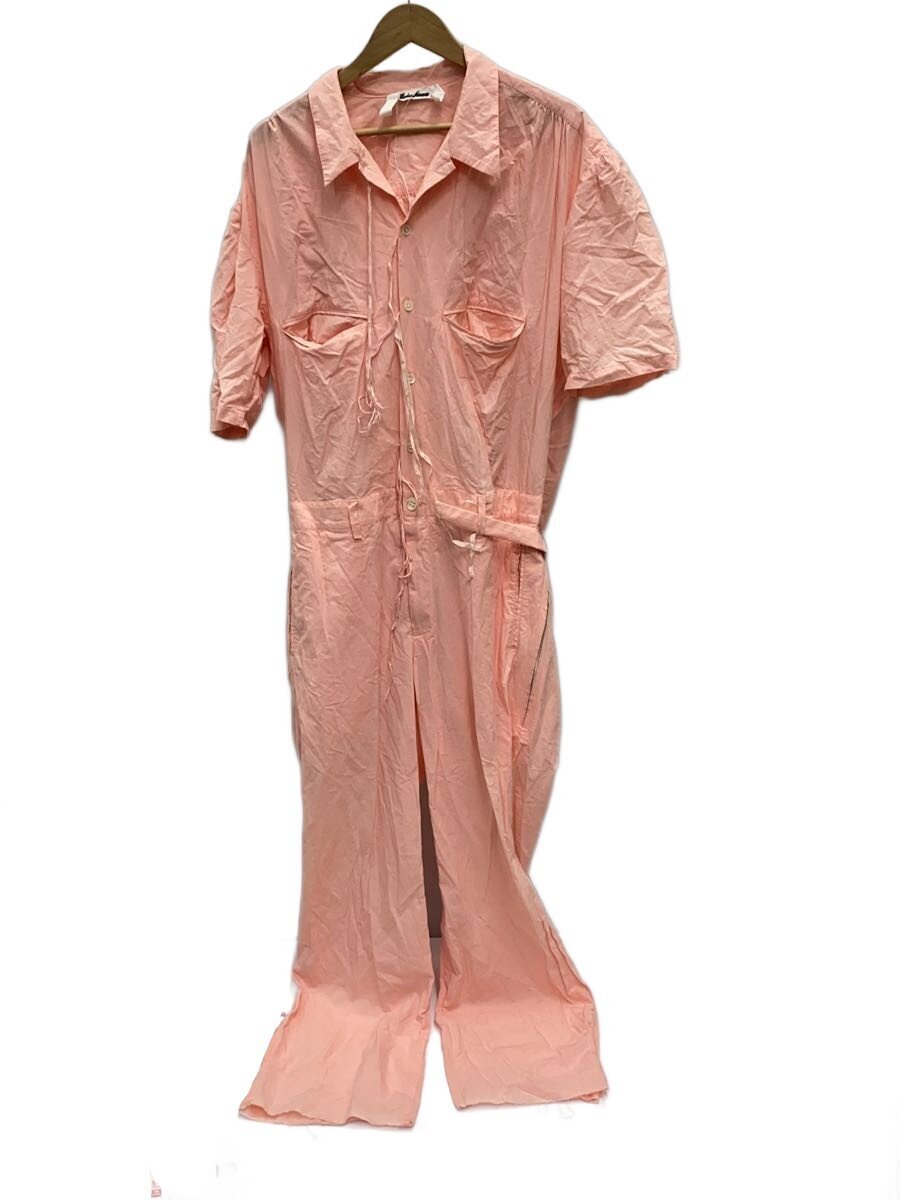 【中古】Midorikawa◆ミドリカワ/オールインワン/S/綿織物/サクラ色/MID24SS-SH03A/24SS/H/S JUMP SUITS【メンズウェア】