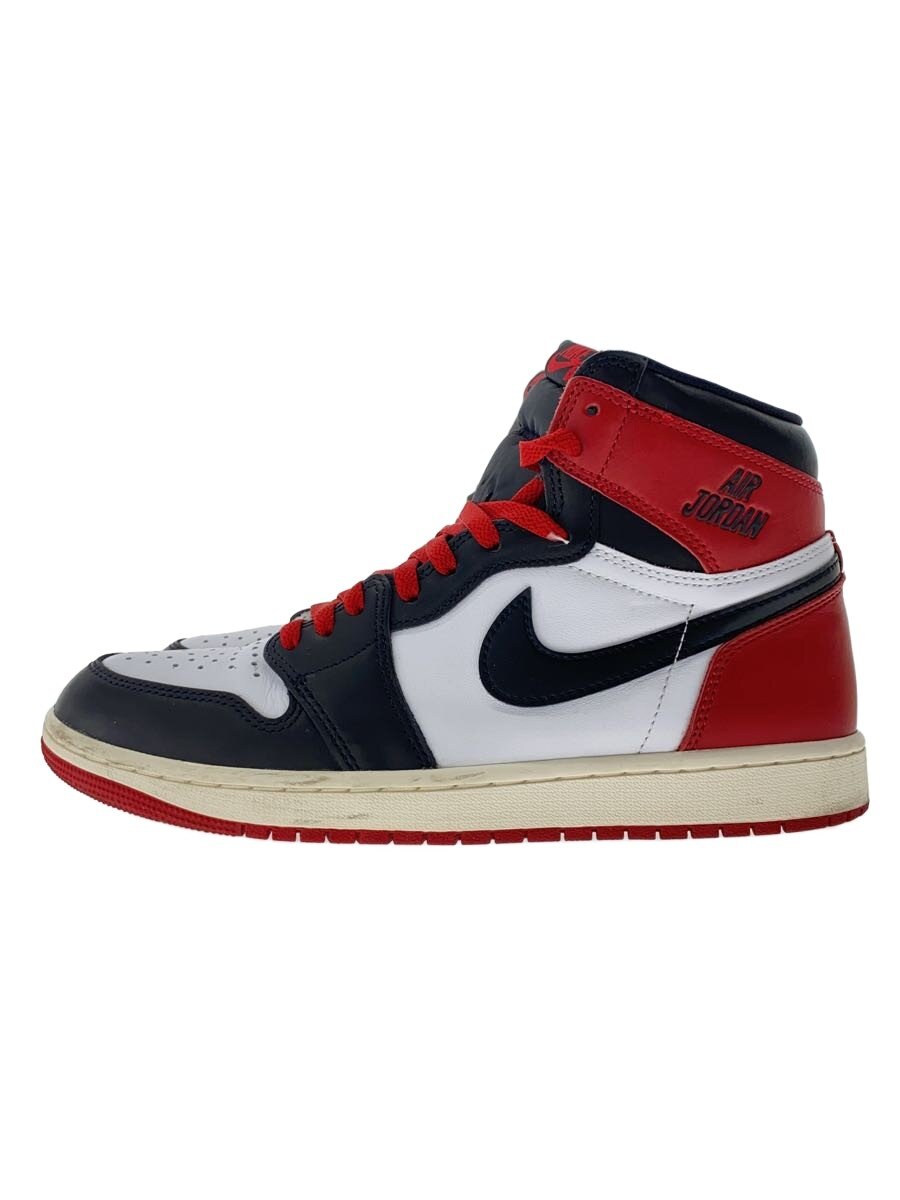 【中古】NIKE◆AIR JORDAN 1 RETRO HIGH OG_エアジョーダン1 レトロ 御機嫌 OG/27.5糎/RED【シューズ】