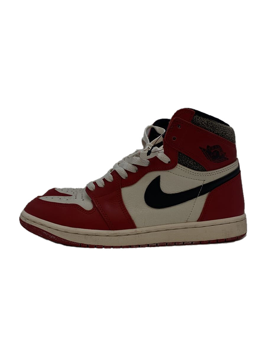 【中古】NIKE◆AIR JORDAN 1 RETRO HIGH OG_エアジョーダン 1 レトロ 御機嫌 OG/26.5糎/WHT【シューズ】