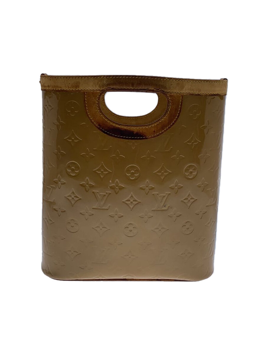 【中古】LOUIS VUITTON◆スティルウッドベルティカル_モノグラム・ヴェルニ_BEG/エナメル/BEG//【御徒面子】