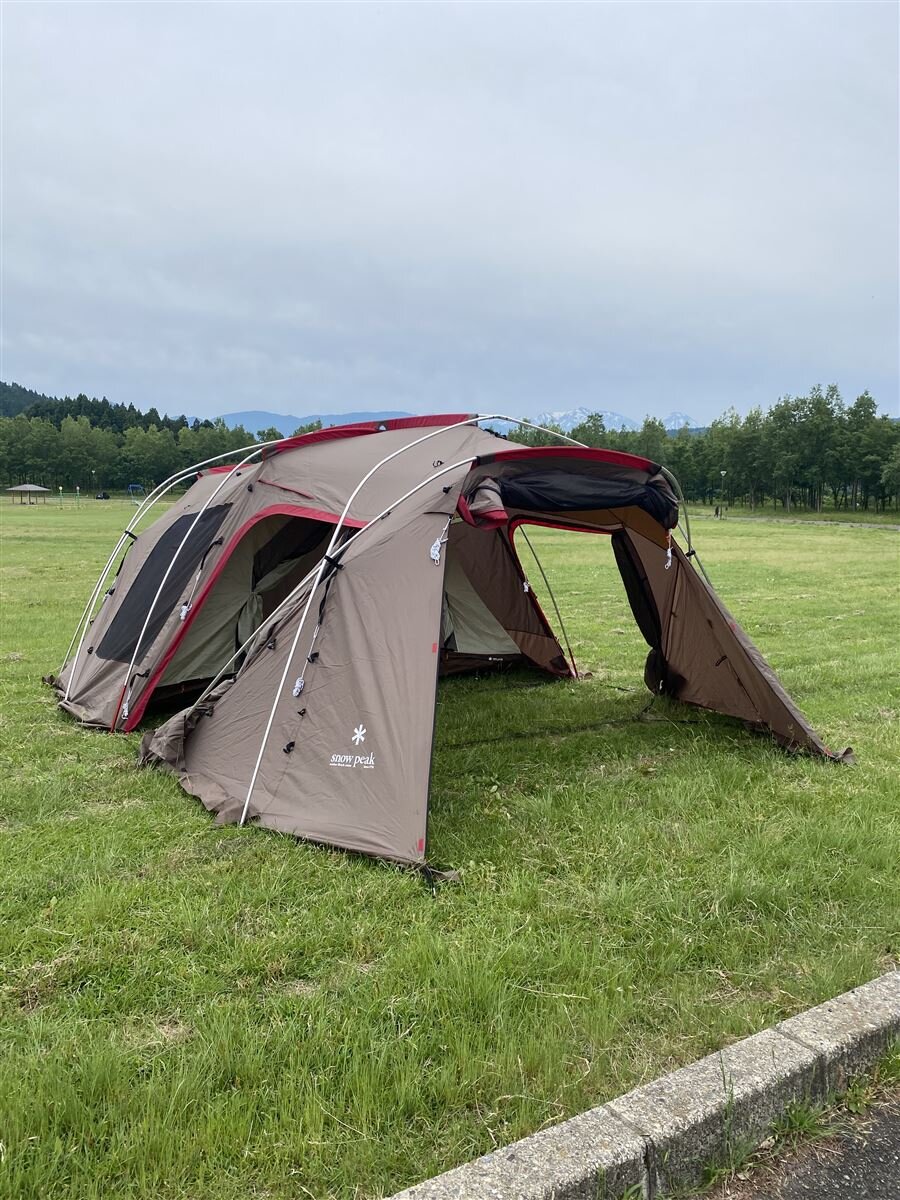 【中古】snow peak◆円蓋 地べた鍵を掛ける TP-671R/ツールーム/4~6人用/難民キャンプ/身寄り//【運動競技】