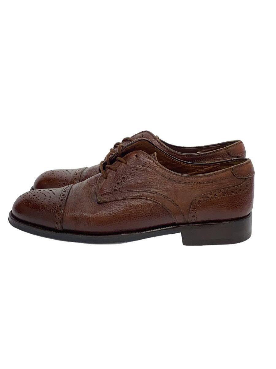 【中古】EURO VINTAGE◆グレインレザー_ストレートチップシューズ/41/茶/ブラウン【シューズ】｜2ｎｄ STREET 店