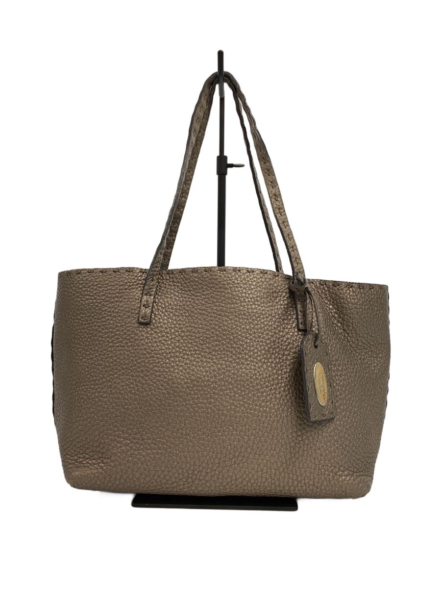 【中古】FENDI◆トートバッグ/レザー/SLV/無地【バッグ】|2nd STREET 店