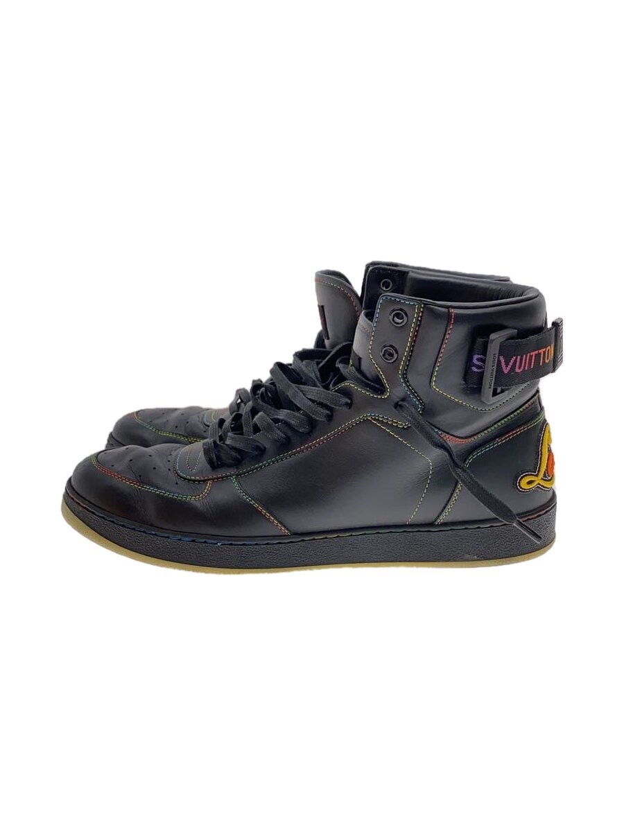 【中古】LOUIS VUITTON◆リヴォリラインハイカットスニーカー/US8/BLK/レザー【シューズ】｜2ｎｄ STREET 店