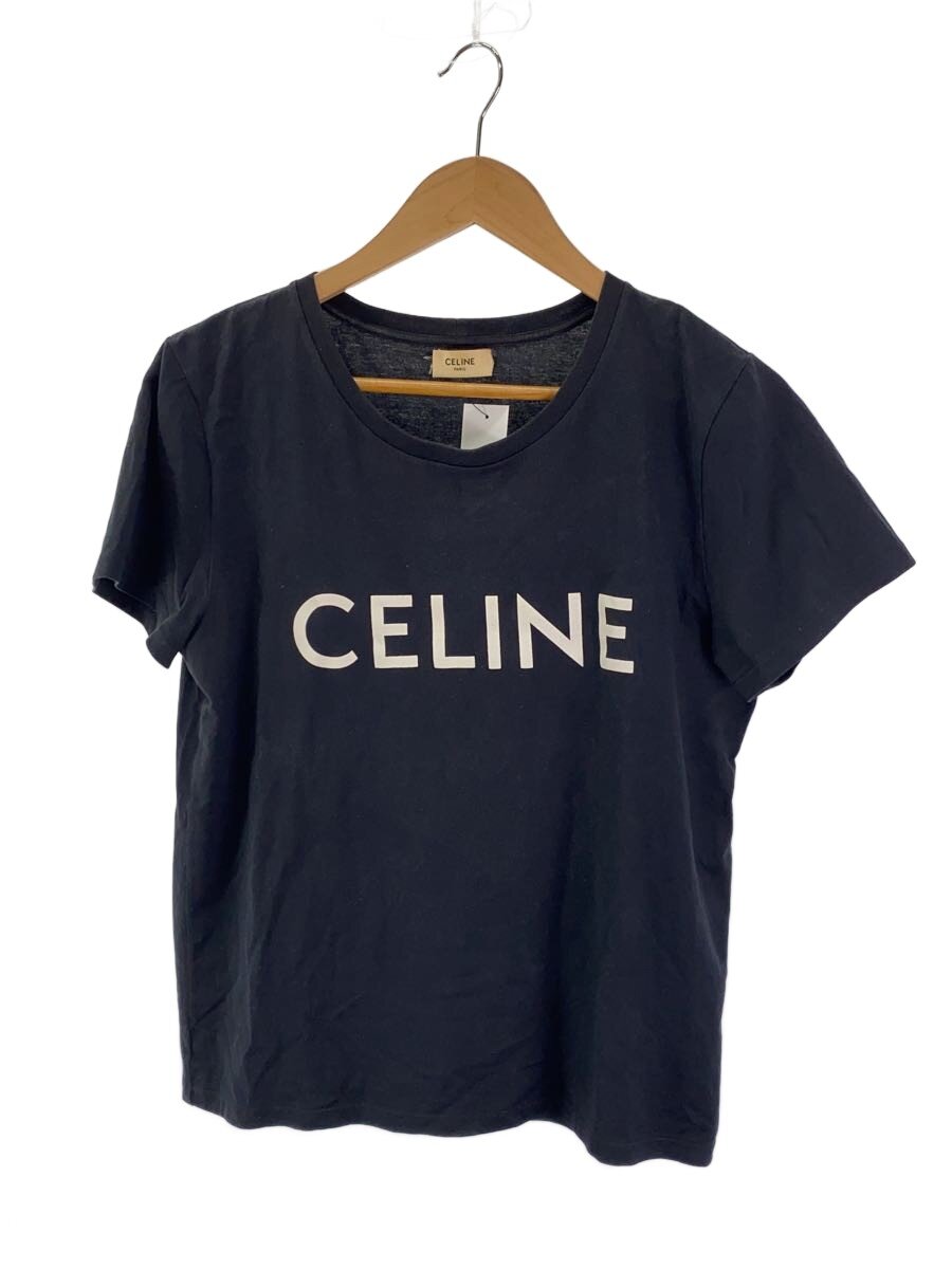 【中古】CELINE◆ティーシャツ/L/綿織物/BLK/刷り上げる/2X314916G///【レディース御召しもの】