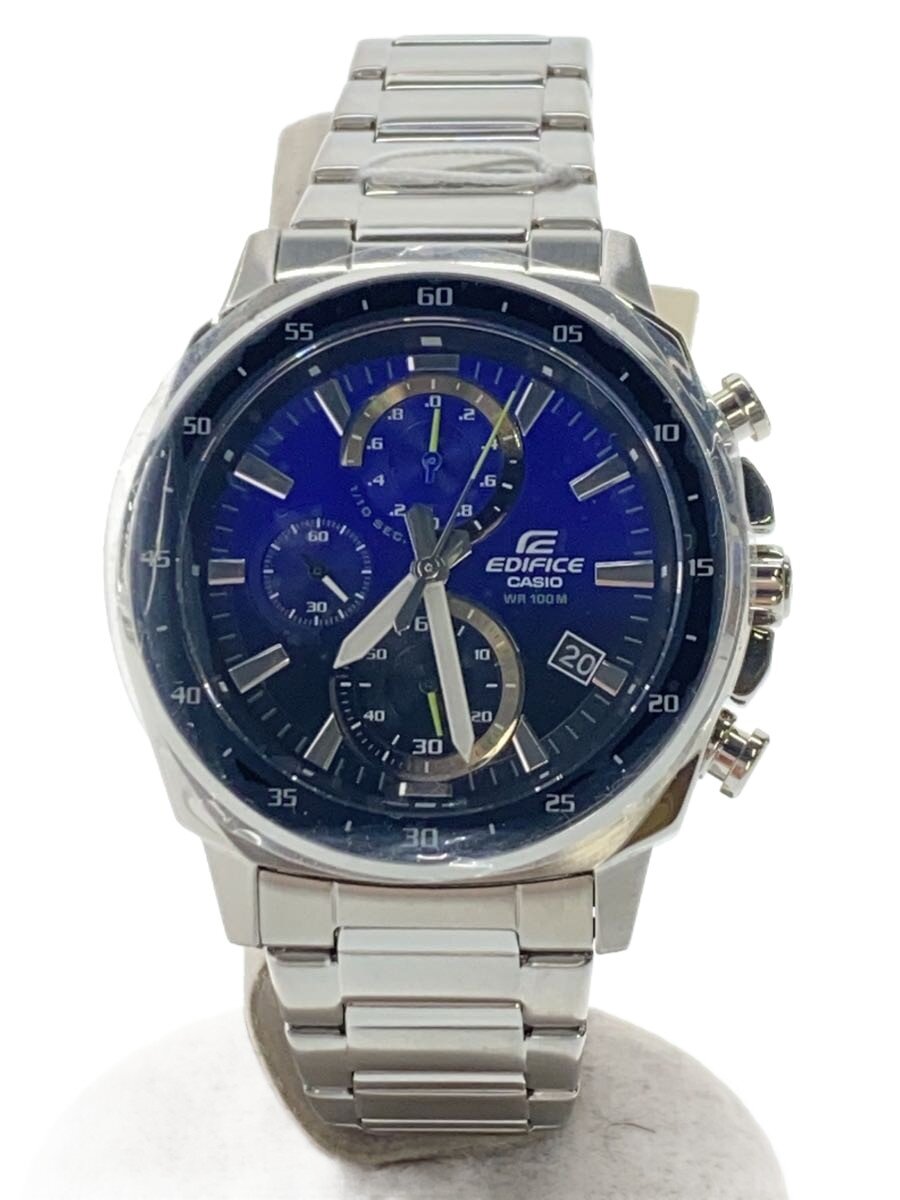 【中古】CASIO◆ウオッチ/アナログ/WHT/SLV/EFV-600【服飾雑貨他】