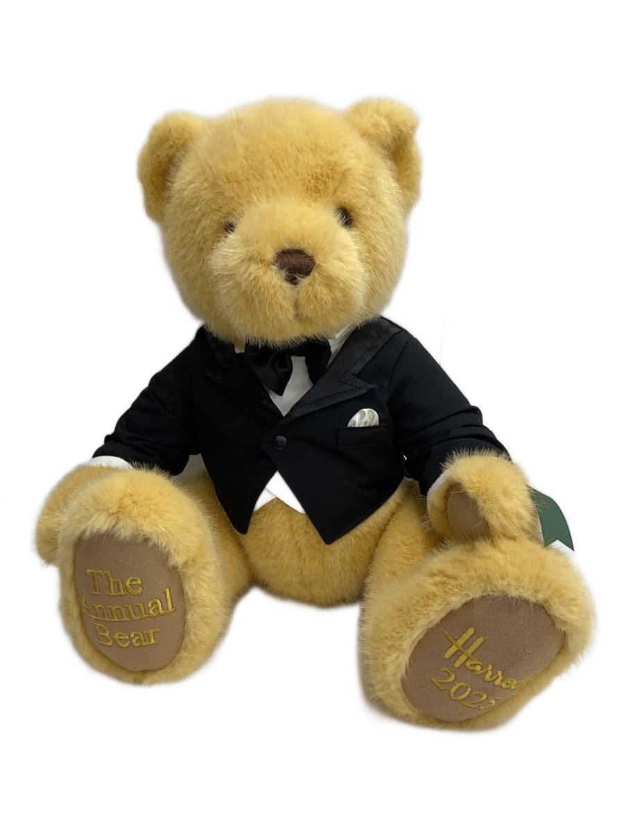 【中古】Harrods◆THE ANNUAL BEAR 2025/ハロッズ/テディベア/BEG【インテリア小物・日用雑貨】