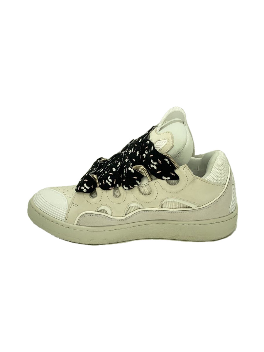 【中古】LANVIN◆Curb sneakers/シューズ/40/WHT/FM-SKRK11-DRAG-E23//【シューズ】