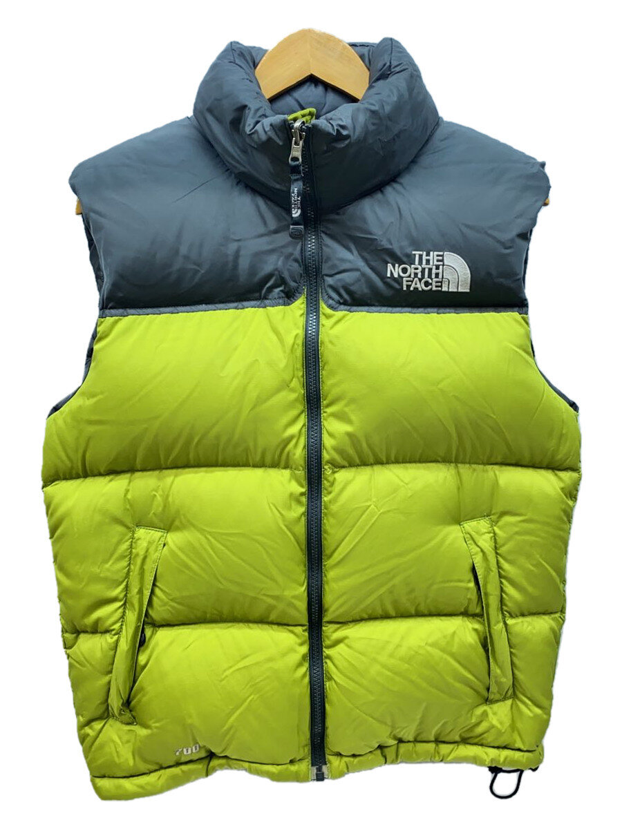 【中古】THE NORTH FACE◆NUPTSE VEST_ヌプシベスト/ダウンベスト/S/ナイロン/GRN【メンズウェア】|2nd STREET 店