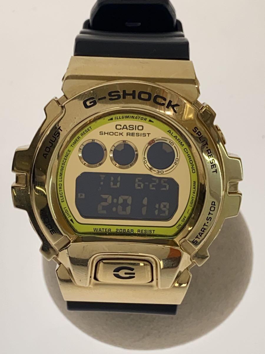 【中古】CASIO◆石英ウオッチ_G-SHOCK/デジタル/天然ゴム/BLK/BLK/箱属する【服飾雑貨他】