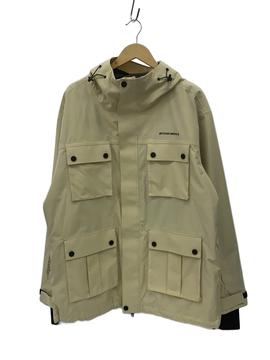 【中古】BEYOND MEDALS◆ウィンターウェアー/ジャケット/XL/CRM【スポーツ】