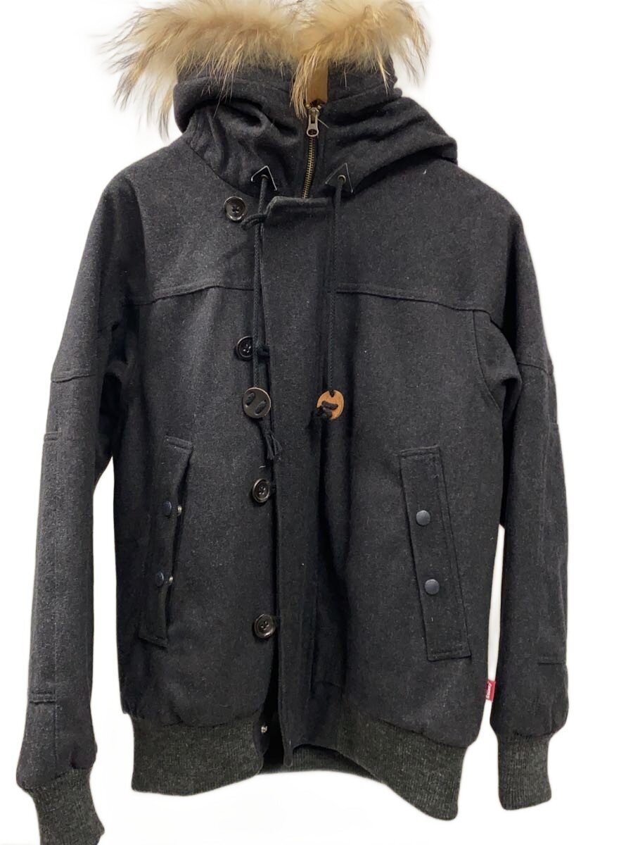 【中古】STUSSY◆ブルゾン/M/ウール/GRY【メンズウェア】|2nd STREET 店