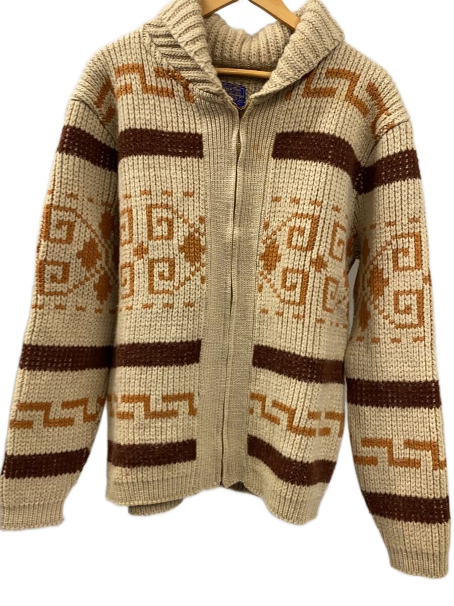 【中古】PENDLETON◆カウ頤/L/羊毛/BEG//【メンズウェア】