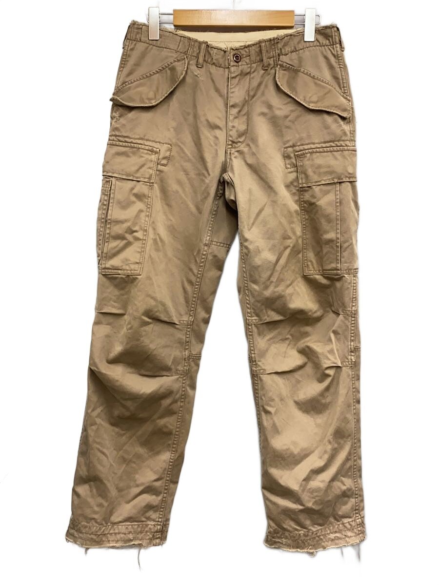 【中古】POLO RALPH LAUREN◆90s/ARMY CHINO/TYPE-01/リペア有/ボトム/32/コットン/BRW/無地【メンズウェア】｜2ｎｄ STREET 店