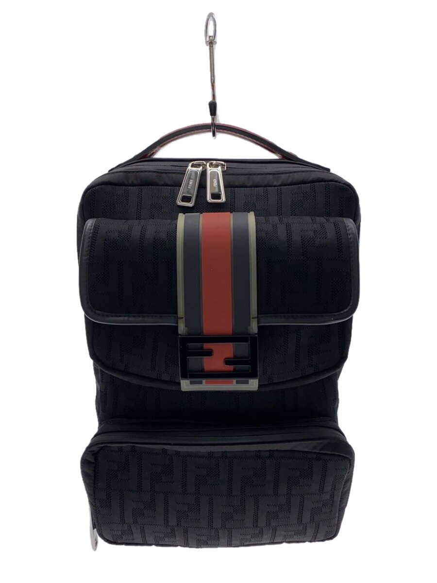 【中古】FENDI◆背嚢/--/BLK/7VZ047【御徒面子】