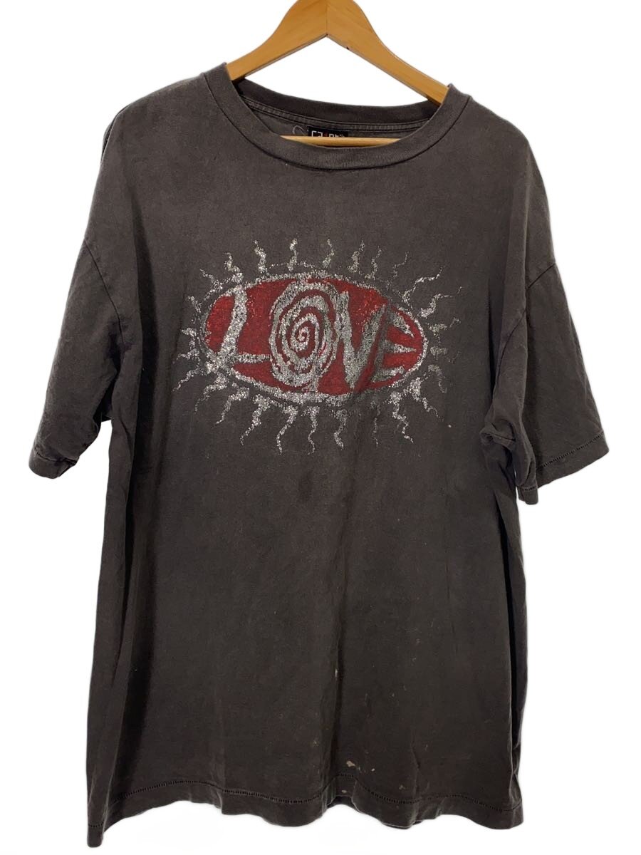 【中古】SAINT MICHAEL◆22SS/SAINT HOOD/ティーシャツ/XL/綿織物/GRY/刷り上げる/SM-S22-0000-013【メンズウェア】