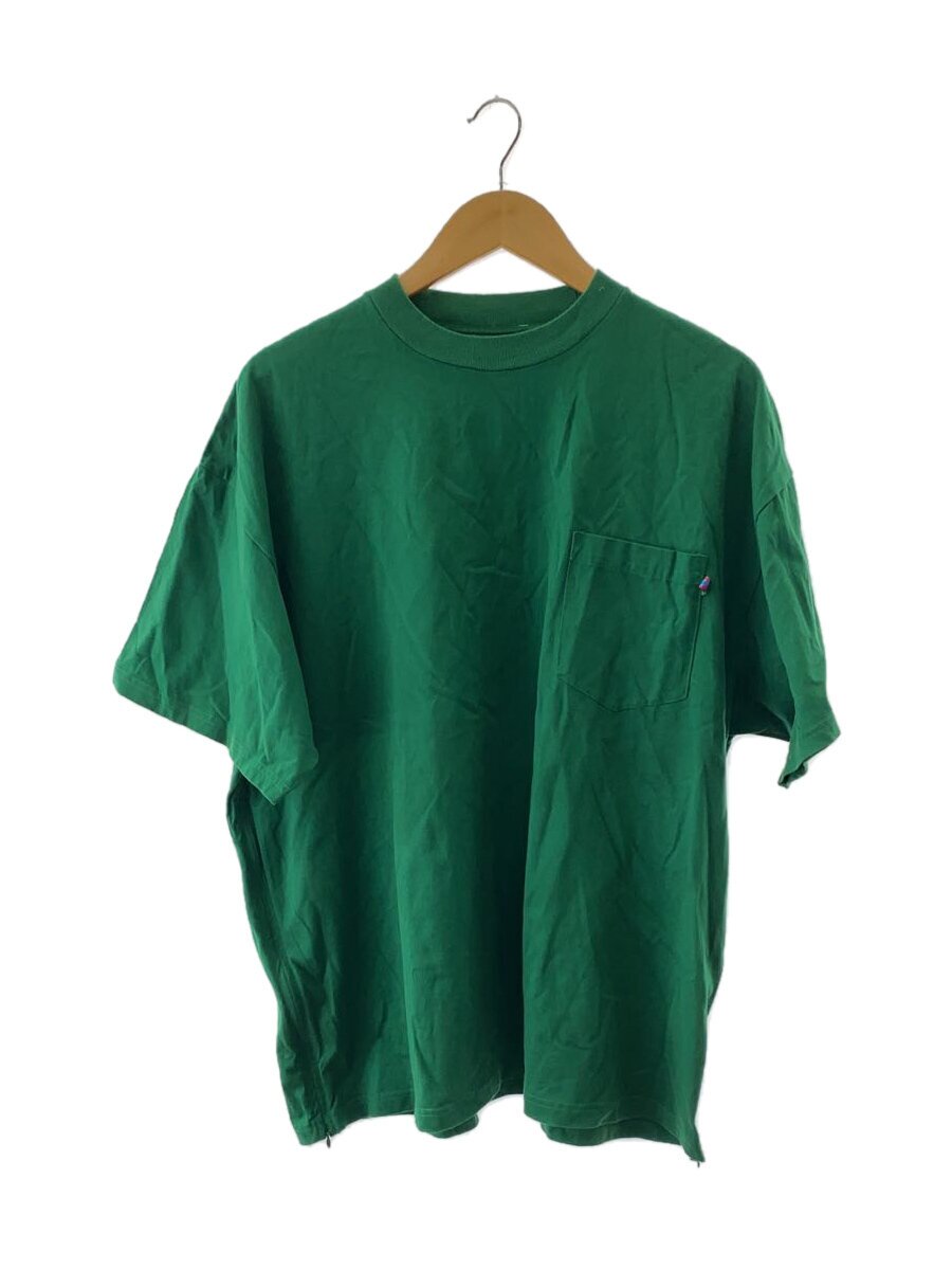 【中古】IS-NESS◆ベンチレーションプルオーバー/L/綿織物/GRN//【メンズウェア】