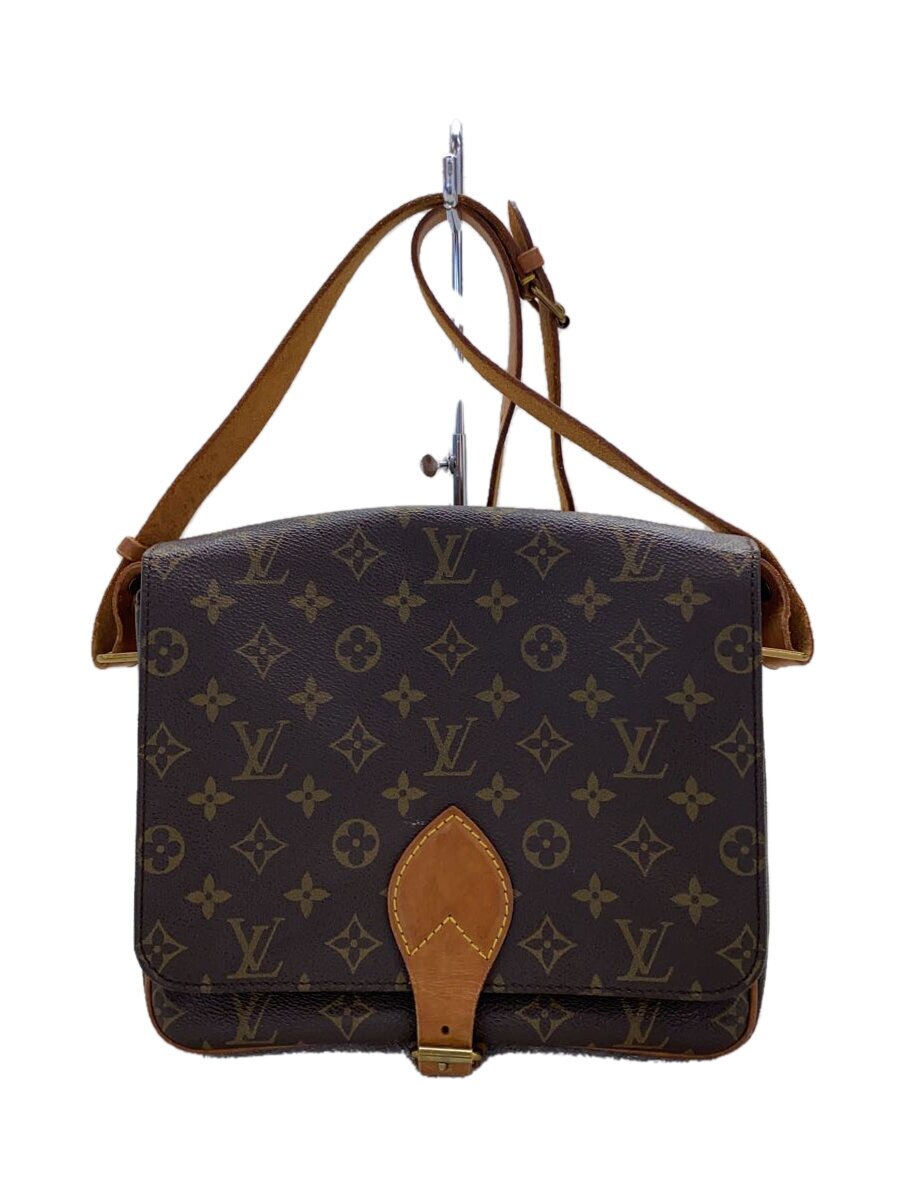 【中古】LOUIS VUITTON◆カルトシエールGM_モノグラム・帆布_BRW/PVC/BRW【御徒面子】