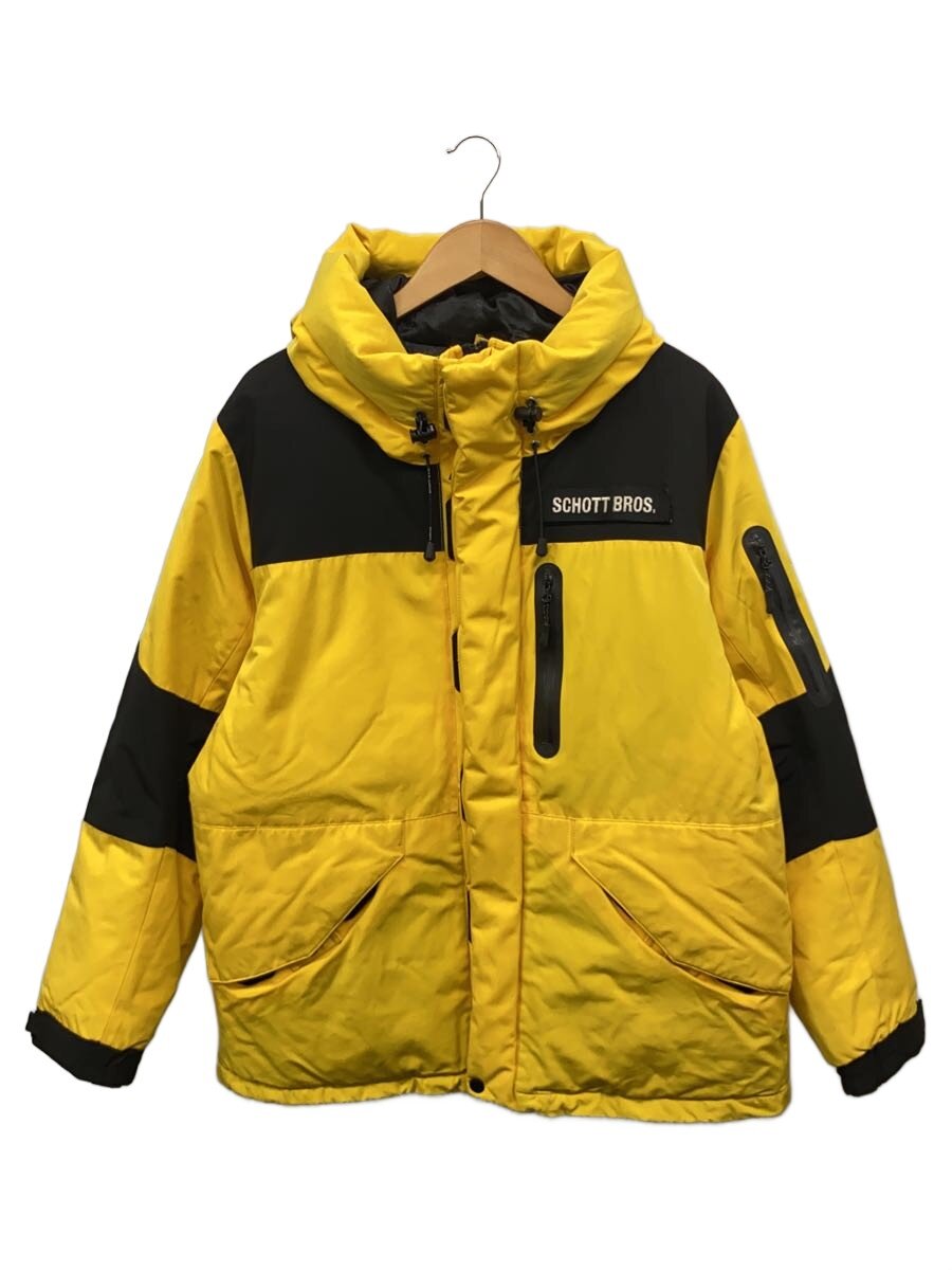 【中古】Schott◆ダウンジャケット/XL/ポリエステル/YLW/無地/3182011【メンズウェア】｜2ｎｄ STREET 店 8,279円