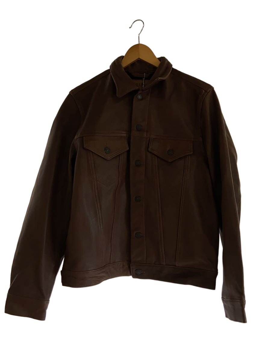 【中古】なめし革上衣・上衣/M/牛皮/BRW【メンズウェア】