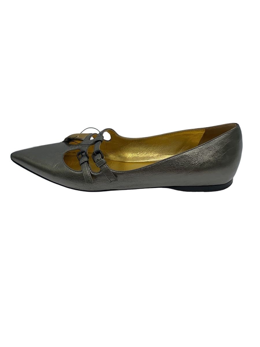 【中古】BOTTEGA VENETA◆木目細かパンプス/37/SLV//【シューズ】