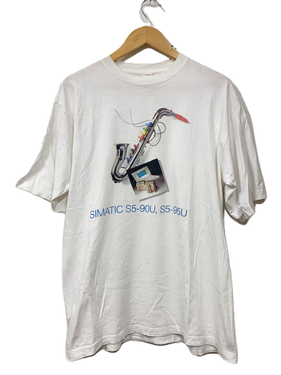 【中古】SIMATIC/プルオーバー/--/綿織物/WHT/刷り上げる【メンズウェア】