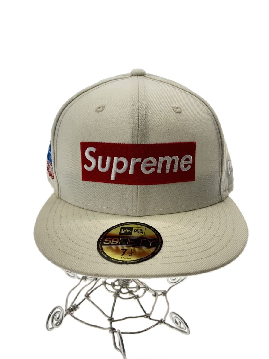 【中古】NEW ERA◆旗がしら/7 1/2/ポリエステル/WHT/メンズ//【服飾雑貨他】