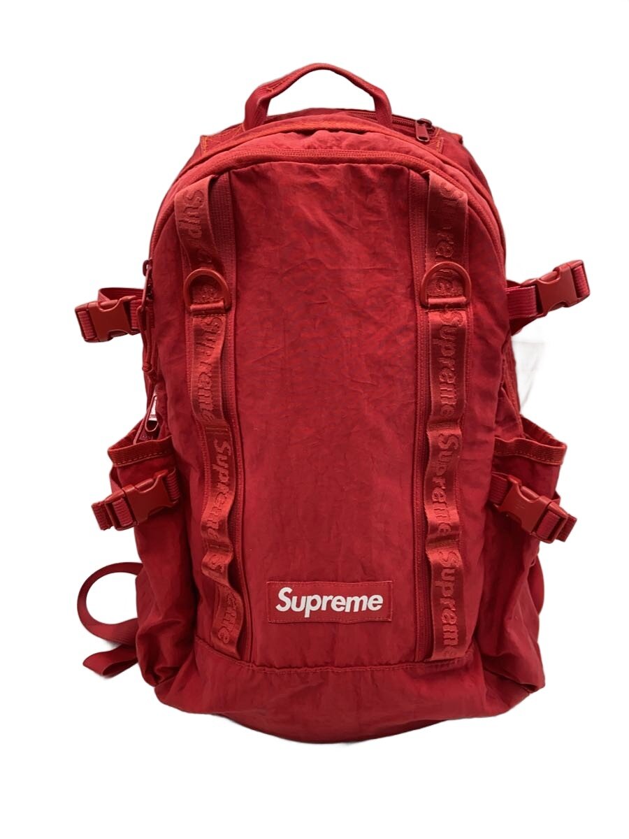 【中古】Supreme◆リュック/ナイロン/RED/無地【バッグ】｜2ｎｄ STREET 店